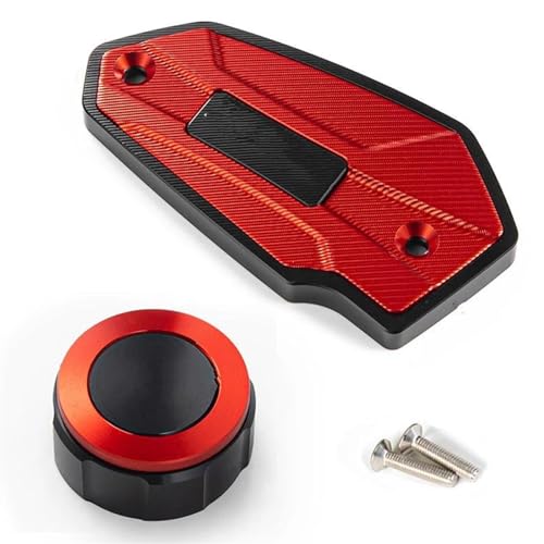 Cubiertas de tanque para Kawasaki Z900: Accesorios de protección de frenos 2017-2021 rojo.