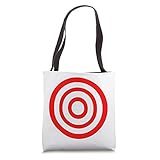 Funny Bullseye British Roundel Dart Board Bulls Eye Target Tote Bag