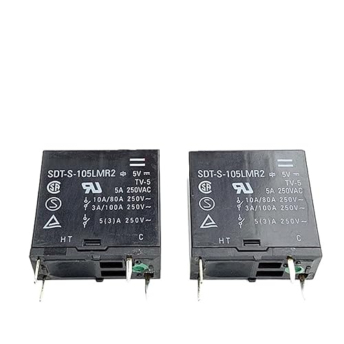 Relais SDT-S-105LMR DC5V microcontrôleur commutateur 10A 5VDC 4PIN x5