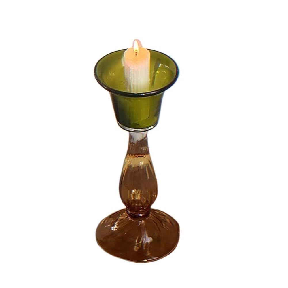 Porta Candele Portacandele decorativo a candelabro a testa singola Decorazione