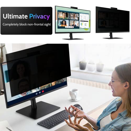 Peslv Computer Privacy Screen 19 Inch for 5:4 Standard Monitor, Removable 19inch Anti Blue Light Glare Shield Monitor Privacy Filter (14 13/16\" x 11 7/8\")