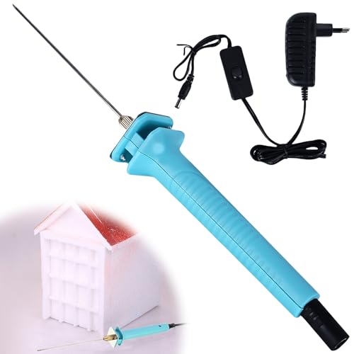 Cortador eléctrico de espuma de 10 cm, 100-240 V, 30 W, herramienta de bricolaje para bordes y poliestireno caliente