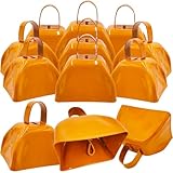 The Dreidel Company Metal Cowbell Noisemaker Cheering Bell, New Years, School Classroom, Wedding Bells & Chimes Percussion Musical Instruments Call Bell Alarm, 3