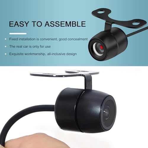 Image of 1 PC Car HD Night Vision CCD Rear View Camera, IP68 Waterproof, 170 Degree Wide-Angle, Dynamic Path Guide Line, for Most Vehicles (Black)