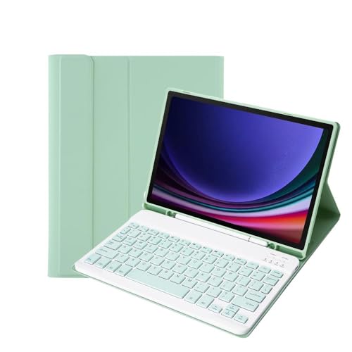 For Galaxy Tab S10 Lite/S10 FE/S9 FE/S9 �P�[�X Galaxy Tab S10 Lite/S9 FE/S9/S10 FE �L�[�{�[�h�P�[�X 11�C���` Pokaas �y���z���_�[�t�� �X�^���h�@�\ �}�O�l�b�g�� �X����