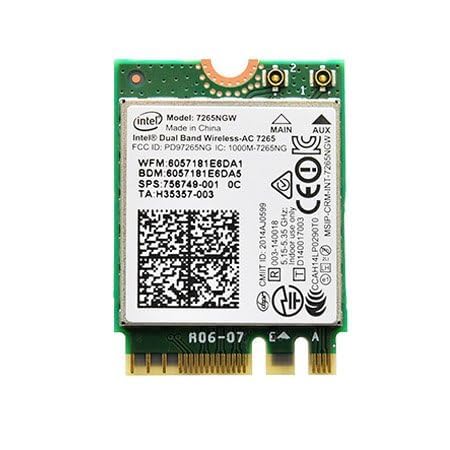Image of Legacy M.2 Wi-Fi Adapter for Intel 7265 Wireless-AC | 867Mbps WiFi with Bluetooth 4.0 | 2.4GHz & 5GHz Network Card | 7265NGW