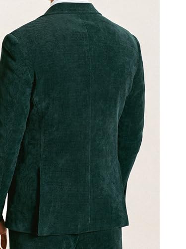 VENNYNG Men's Corduroy Jacket Blazer 2025 Casual Sport Coat Jacket Double Breasted Dress Coat for Men4