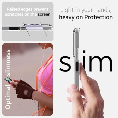 Image of KAPAVER Hybrid Clear Back Cover Case for Redmi Note 13 | Protective Shockproof Hard PC Soft Flexible TPU Cover