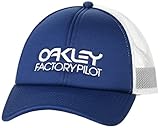 Oakley Factory Pilot Trucker Hat, Poseidon, One Size