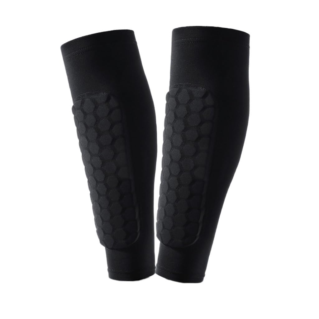 WDWDW Non Slip Sports Knee Pads Support Outdoor Football Honeycomb Anti-collision Basketball Leg Guards