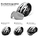 Shinmax Casco Bici con Luce di LED,Certificato CE, Casco con Visiera Magnetica...