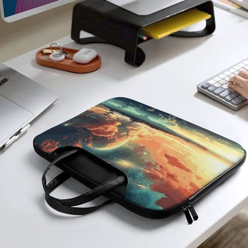 Anime Sky Maletín para portátil 17 pulg impermeable miniatura 7