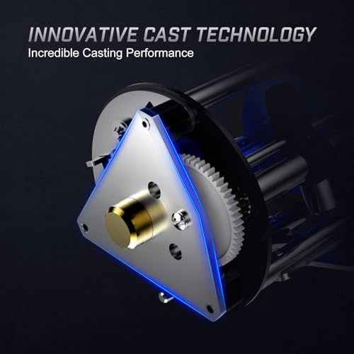 image for Piscifun Chaos XS Baitcasting Fishing Reel, Reinforced Metal Body Roun