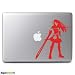 Produktbild SUPERSTICKI Kriegerin Aufkleber für Laptop MacBook Trackpad Notebook