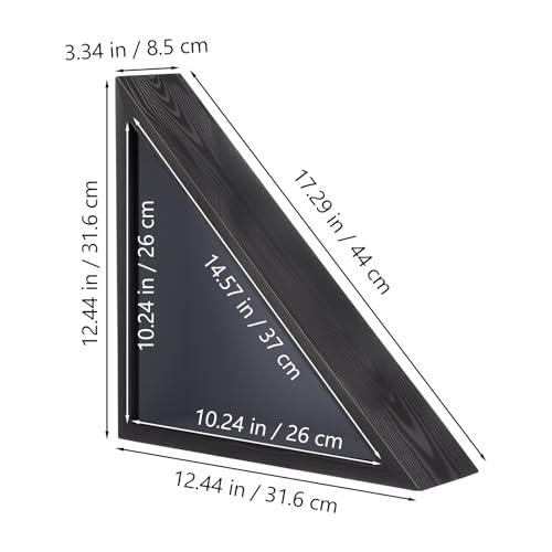 Boîte de rangement drapeaux bois housse de protection triangulaire - 3