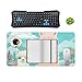 Lovely Alpaca Desk Mat Non-Slip Laptop Writing Pad Large Keyboard Mousepad with Rubber Base 23.6