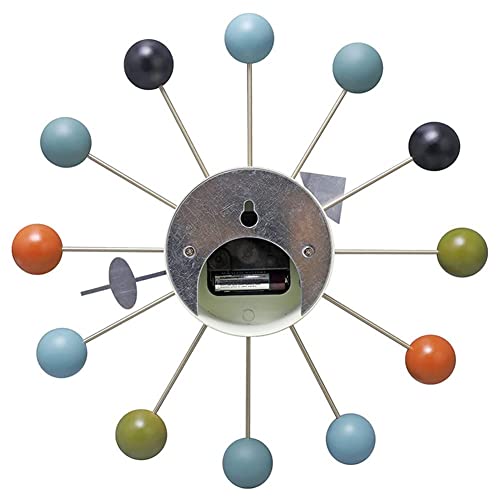Horloge murale silencieuse colorée pour cuisine et salon au design moderne