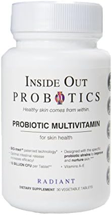 Natural Probiotic Multivitamin 15x’s More Effective Than Capsules – Enriched Vitamins A, B1, B2, B6, B12, C, D3, and E to Promote Healthy Skin for Men and Women – Non-GMO Gelatin Free