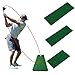 Moily 3D Damped Nylon Golf Hitting Mat - Mini Swing Training Pad - Suitable for Home Garden Office Practice Green 18.5 * 35cm