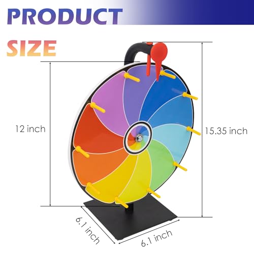 Roue de récompense Robuste de 30,5 cm avec rotation fluide - 4