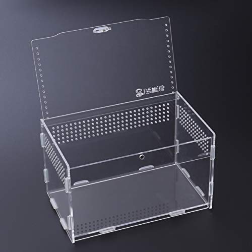 ULTECHNOVO Caso Acrílico Para Reptile Reptile - Durável Acrílico Transparente Caso para Aranha Tarta