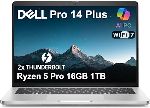 Dell Pro 14 Plus (������Latitude 5450) AI�r�W�l�X�m�[�g�p�\�R��(14�C���` FHD+�AAMD Ryzen 5 Pro 230 (> Intel i7-1355U)�A16GB 7500 MT/s RAM�A1TB SSD)�A