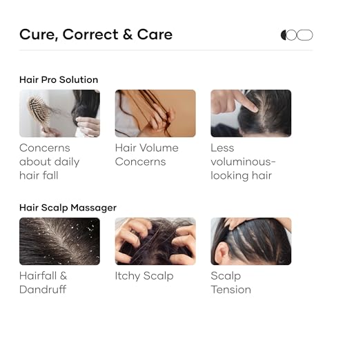 Image of Cureskin Hair Growth Combo | Rosemary Hair Growth Serum + Scalp Massager | Anti Hair Fall & Regrowth Combo with Procapil, Copper Peptide & Baicapil