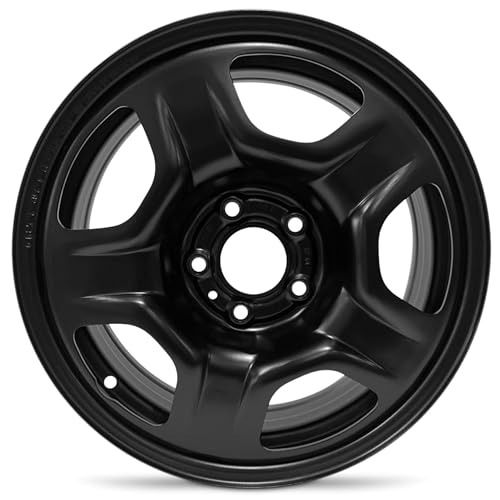 For 2015-2023 Jeep Renegade 16 Inch Powder-Coated Black Steel Rim - Genuine OEM Rim - Road Ready SUV Wheel