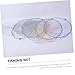 GRIRIW Portable Fishing Net Durable Mesh Wear Resistant Design for All Tensile Strength for Outdoor Fishing Activities