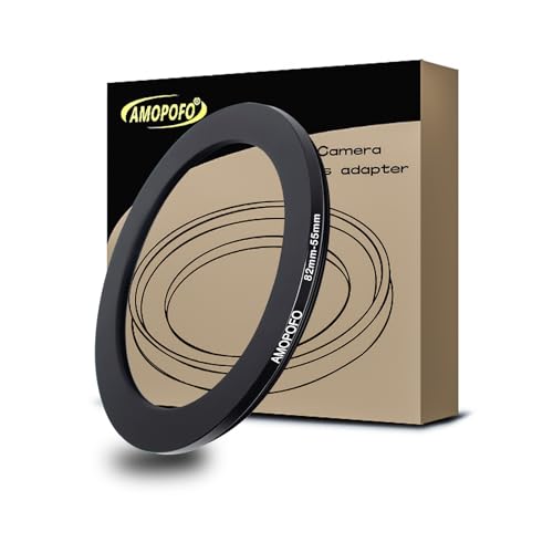 Image of 82mm to 55mm /82mm-55mm Step-Down Ring Filter Adapter for All Brands UV,ND,CPL,Metal Step-Down Ring Adapter