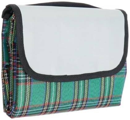 Waterproof, Foldable, Compact Outdoor Picnic Blanket-145 x 125cm - Green