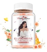 Glutathione Gummies for Skin Whitening - Glutathione 1000mg Supplement with Collagen Glow Gummies...