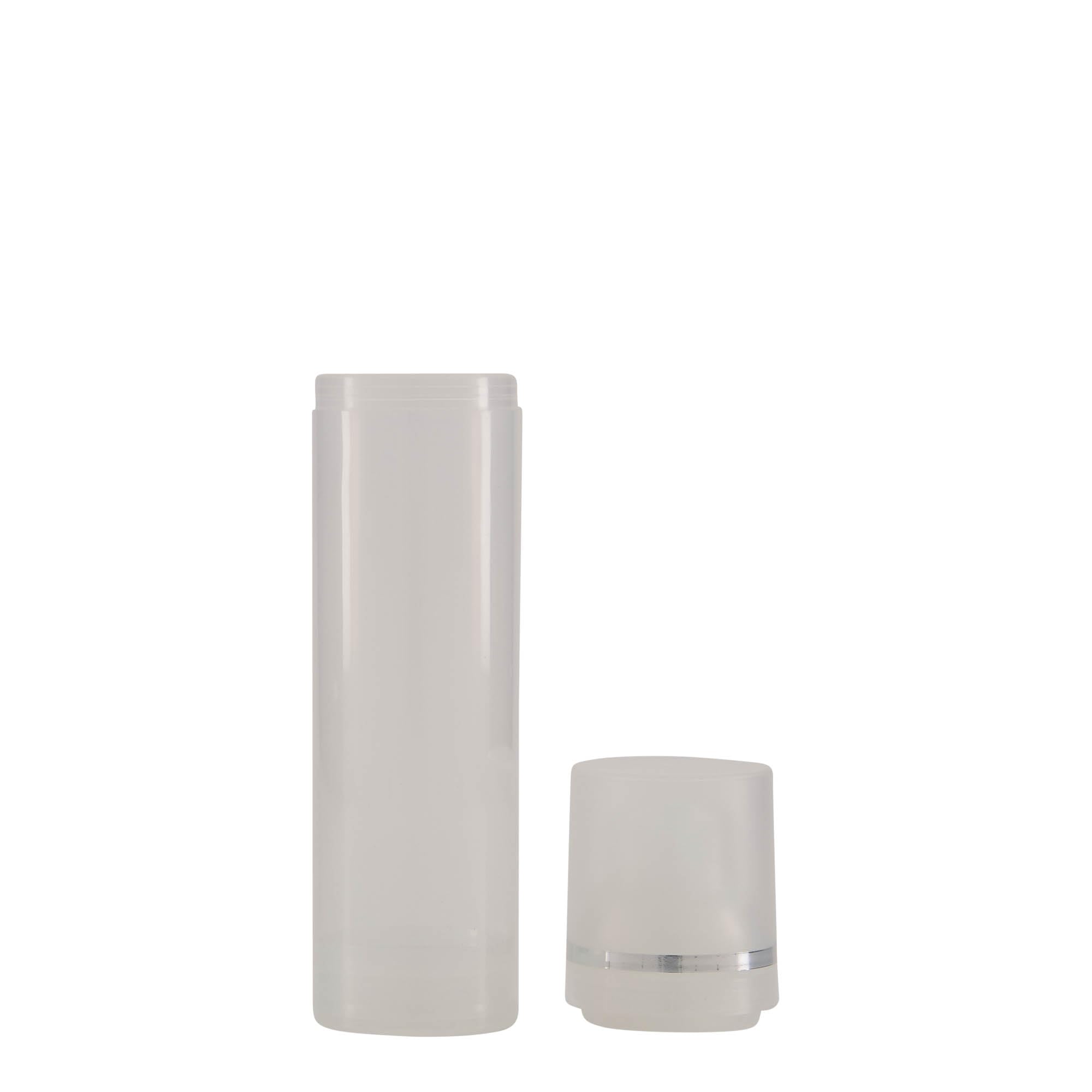 Dozownik Airless Mezzo 75 ml z tworzywa sztucznego PP w zestawie 24 szt. do kremów i delikatnych formuł