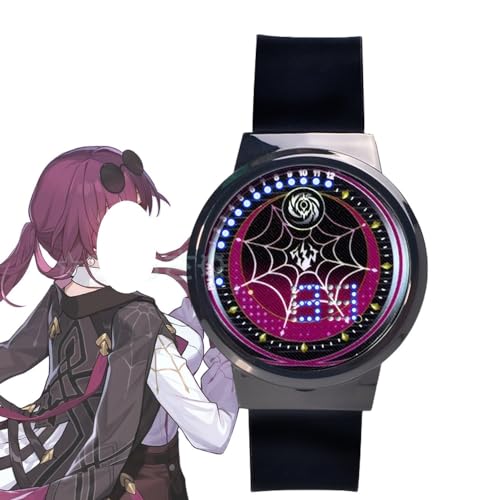 LOVCOS(ス) 崩壊:スターレイル カフカ フォフォ ブローニャ 銀狼 三月なのか 腕時計 コスプレ小物 クォーツ時計 LED表示 人気 キャラクター印象風 デジタル腕時計 合金製 ウォッチ 通勤 通学 旅行 男女兼用 (カフカ)