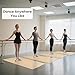 3x4ft Portable Dance Floor Mat , 5mm Thick PVC Dance Floor for Ballet, Jazz , Pop and other Dance Forms , Non-Slip & Shock-Absorbing Practice Floor for Home, Studio , Outdoor Party , Dance Schools