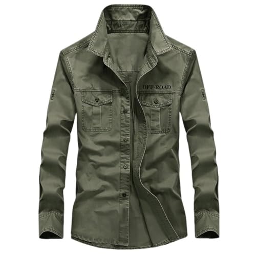 Chemise coton ample homme pour éviter la chaleur avec style cargo