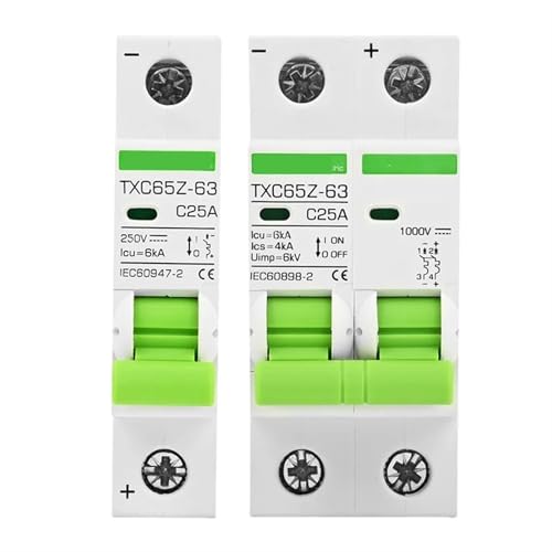 Disjoncteur photovoltaïque 1P 16A DC250V pour éviter la surchauffe des câbles solaires