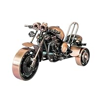 Amazon.co.jp: DeeRace 金属三輪オートバイ置物像レトロ工芸品