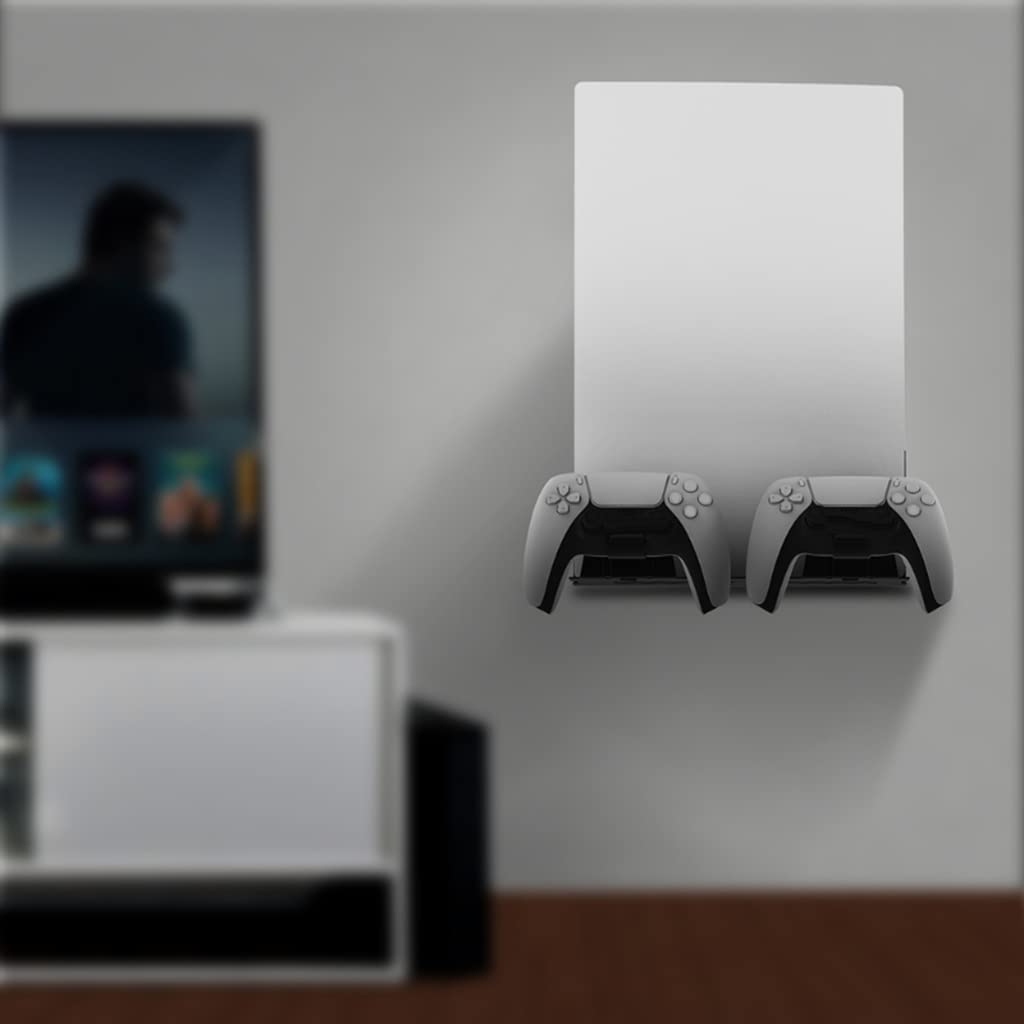 Supporto da parete salvaspazio per console di gioco Host Staffa di archiviazione Supporto per montaggio a parete per apparecchiature da gioco