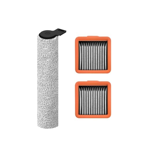 Compatibile for UWANT, D100/D100 PRO/D500/D500 PRO/D600 Robot Aspirapolvere Parti di ricambio Filtri a spazzola a rullo principale(Set F)