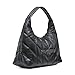 KARL LAGERFELD Paris Women's Handbags Hobo,Black/Gunmental,1SZ