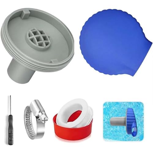 TUIBEIDAMAI Pool Einlaufdüse Pool Düse Pool Auslassdüse Ø32 mm mit Pool Anschluss Zubehör Pool Einströmdüse für Intex Bestway Pool Düse Auslass Ausströmer Zubehör