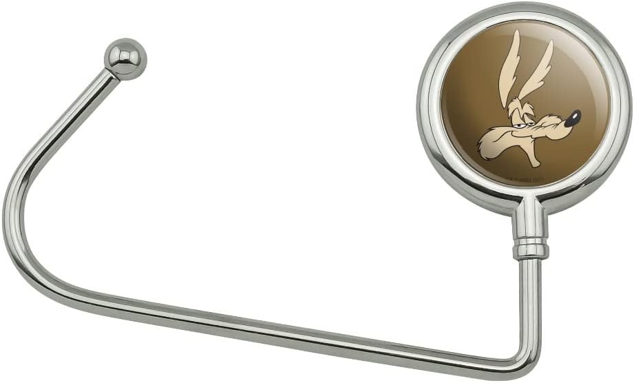 Looney Tunes Wile E. Face Purse Bag Hanger Holder Hook