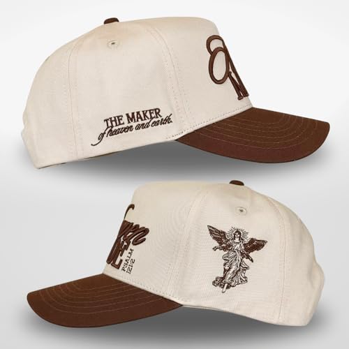 Image of Vintage Faith & Forever Trucker Hat | Men & Women | Christian Cross Jesus Hats | Bachelorette Bride Hat | Cotton | Snapback