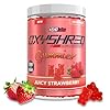 EHP Labs OxyShred Gummies – Pre Workout Gummies & Energy Chews with 100mg Caffeine, L-Carnitine for Thermo & Metabolic Support, All Natural Energy Boost – Strawberry Flavor – 60 Servings