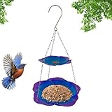 Observation alimentaire optimale : Conçue pour une visibilité optimale, cette mangeoire pour oiseaux offre une perspective à 360 degrés une observation sans entrave. Elle rend l'observation des oiseaux de près et captivante dans n'importe quel environnement extérieur.