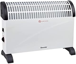 YORKSHIRE HOMWARE 2KW Portable Convector Heater 3 Adjustable Heat Settings Fast Heating Space Heater Manual Adjustable Thermostat Heater For Living Room, Home, Office (Convector Heater Without Timer)
