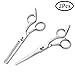 Produktbild 2 Stück professionelle Haarschneideschere Friseur Ausdünnungsschere Friseur Haarschneideschere Set, Schere Edelstahl Haarschneideschere Set Für Männer Frauen Haustier