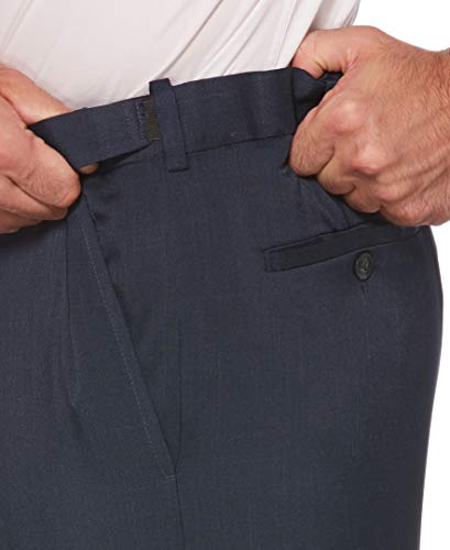 Savane Men's Flat Front Stretch Crosshatch Dress Pant3