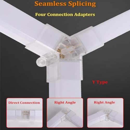 Luz LED hexagonal superbrillante de 6500K con estructura de panal de 14 luces 8